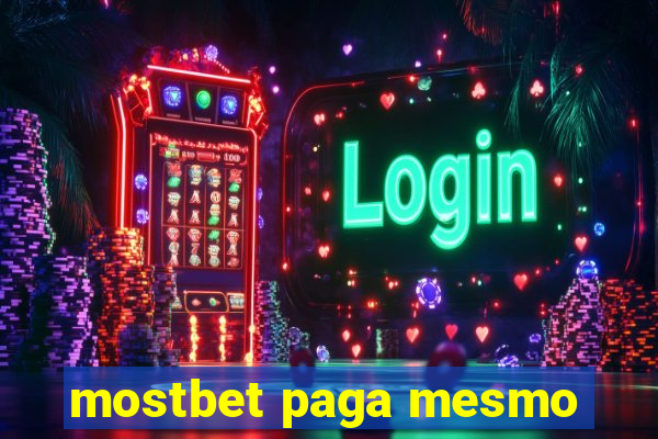 mostbet paga mesmo